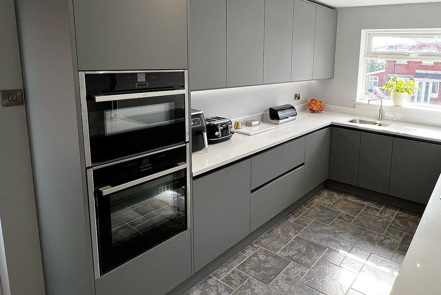 matt grey kitchens liverpool